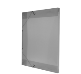 PASTA C/ELASTICO TRANSP.2CM FUME C/10 1022FM