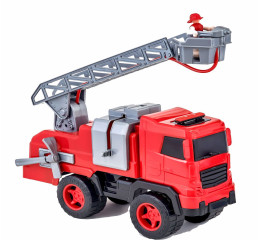 CAMINHAO MAX BOMBEIRO C/BONECO LANCA AGUA 50CM 999