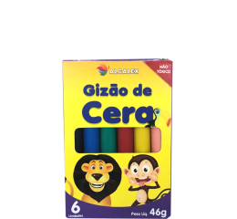 GIZ&Atilde;O DE CERA 6 CORES 301