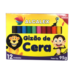GIZ&Atilde;O DE CERA 12 CORES 302