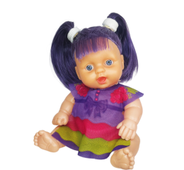 BONECA FRUTITA UVA CX 23,5CM 3301