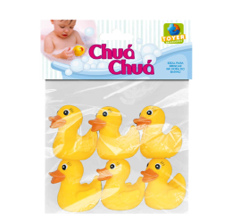 KIT CHUA CHUA BANHEIRINHO C/6 PATINHOS 20CM 3205