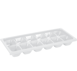 FORMA DE GELO PLAST.BRANCA 615-5 C/12