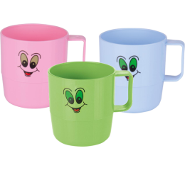 CANECA PLAST.CARINHAS 027 C/3