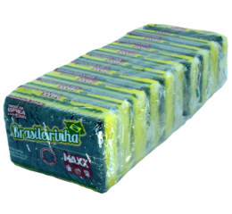 ESPONJA DUPLA FACE BRASILEIRINHA MAXX C/12 019