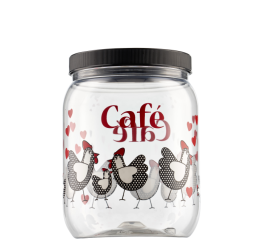 POTE ORGANIZ.DEC.GALINHA CAFE 1,7LT 6628 C/12