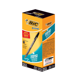 CANETA ESF.BIC BOLD 1,6 PRETA C/25 884639