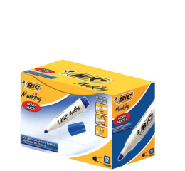 PINCEL MARCADOR P/QUADRO BCO RECARR.AZ C/12 904401