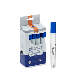 MARCADOR QUADRO BCO PONTA REQ.AZ C/12 CA3201