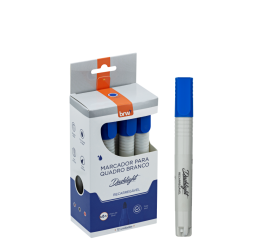 MARCADOR QUADRO BCO RECARR.C/TINTA AZ C/12 CA6201
