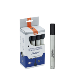 MARCADOR QUADRO BCO RECARR.C/TINTA PTO C/12 CA6202