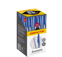 CANETA ESF.ECONOMIC PTA C/50