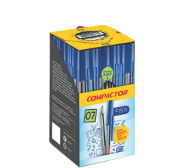CANETA ESF.COMPACTOR 07 PTA C/50