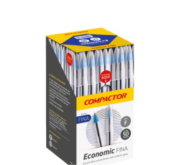 CANETA ESF.ECONOMICA FINA AZ C/50