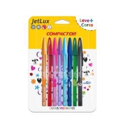 CANETA ESF.JET LUX DISPLAY 5X8UN