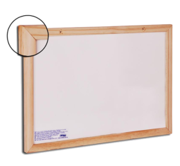 QUADRO BRANCO MOLD.MAD.70X50 3112