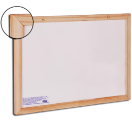QUADRO BRANCO MOLD.MAD.80X60 3111