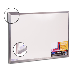 QUADRO BRANCO ECO ALUM.60X40 8708