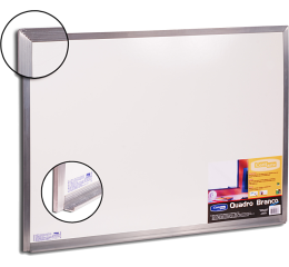 QUADRO BRANCO ECO ALUM.80X60 8709