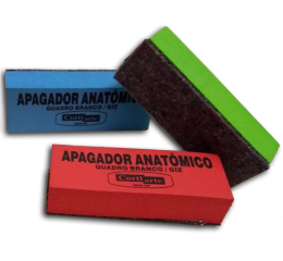 APAGADOR ANATOM.P/QUADRO BRANCO/GIZ EM EVA 331