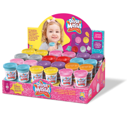 DIVER MASSA C/GLITTER DISP.C/48 POTES 50G SOR.8169