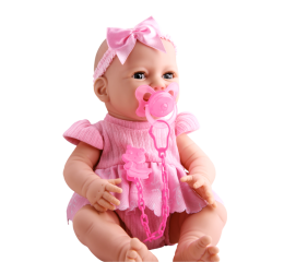 BONECA NEW BORN VAMOS BRINC.OLHO MOVEL 43CM8188