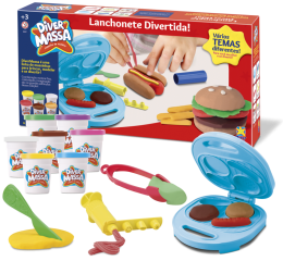 DIVER MASSA LANCHONETE DIVERTIDA C/ACES.29CM 8057