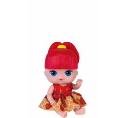 BONECA BABYS SORVETINHO MORANGO CX 23CM 607