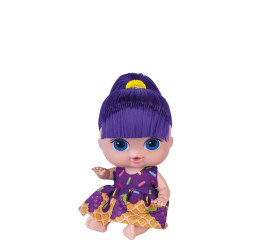 BONECA BABYS SORVETINHO UVA CX 23CM 606