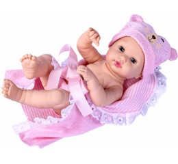 BONECA LOVE REBORN OLHO MOVEL 43CM 2590