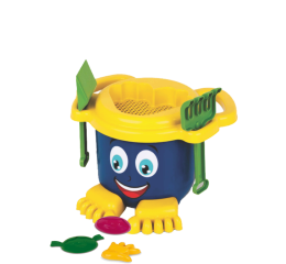 BALDE DE PRAIA BONEQUINHO C/ACESS.8P&Ccedil;S 27CM 518