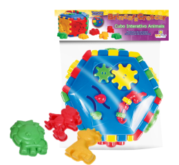 BIG CUBO INTERATIVO C/14P&Ccedil;S NA SOLAPA 46CM 164