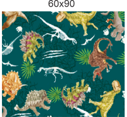 SACO P/PRES.INF.SUPER DINOS 60X90 C/25