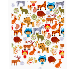 PAPEL PRESENTE INFANTIL 50X60 C/20 128