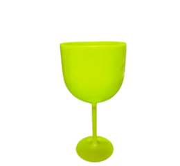 TAÇA GIN 575ML AMARELO NEON