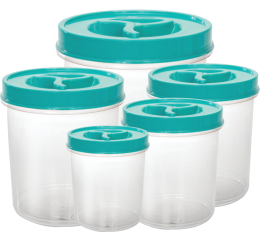 CONJ.MANT.RED.5P&Ccedil;S TRANSP.C/ROSCA 2490