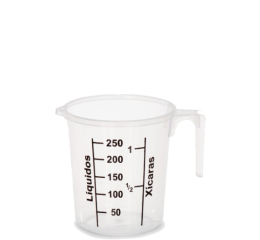 JARRA MEDIDORA PLAST.250ML 2347
