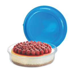 TORTEIRA PLAST.TRANSP.C/TPA CORES 26CM 639 C/12