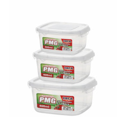 KIT CAIXA ORG.C/TRAVA QUAD.3PÇS 400/850/1,5LT 3383