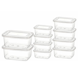 KIT ORG.ECONOMICO TRANSP.C/10PÇS 2306