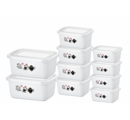 KIT ORG.ECONOMICO DECORADO C/10PÇS 2307