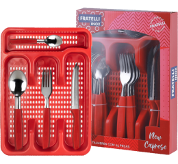 CONJ.TALHERES NEWCAPRESE C/SUP.25P&Ccedil;S A69628 VM