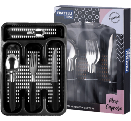 CONJ.TALHERES NEWCAPRESE C/SUP.25P&Ccedil;S A69635 PTO