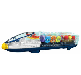 TREM TRANSPARENTE C/ENGRENAGENS 7326