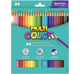 LAPIS DE COR MULTICOLOR GDE 24 COR.112400N C/6