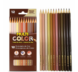 LAPIS DE COR MC TONS PELE 12 COR C/12 11.1200NTP