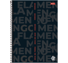 CAD.UNIV.C.D.1X1 80FLS FLAMENGO FIT C/4 338817