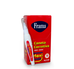 CANETA CORRETIVA MINI 4,2ML METAL C/12 4703-0