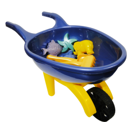 CARRIOLA DE PRAIA C/BICHINHOS.SOLAPA 50CM 2110SO