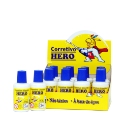 CORRETIVO LIQUIDO HERO 18ML C/12